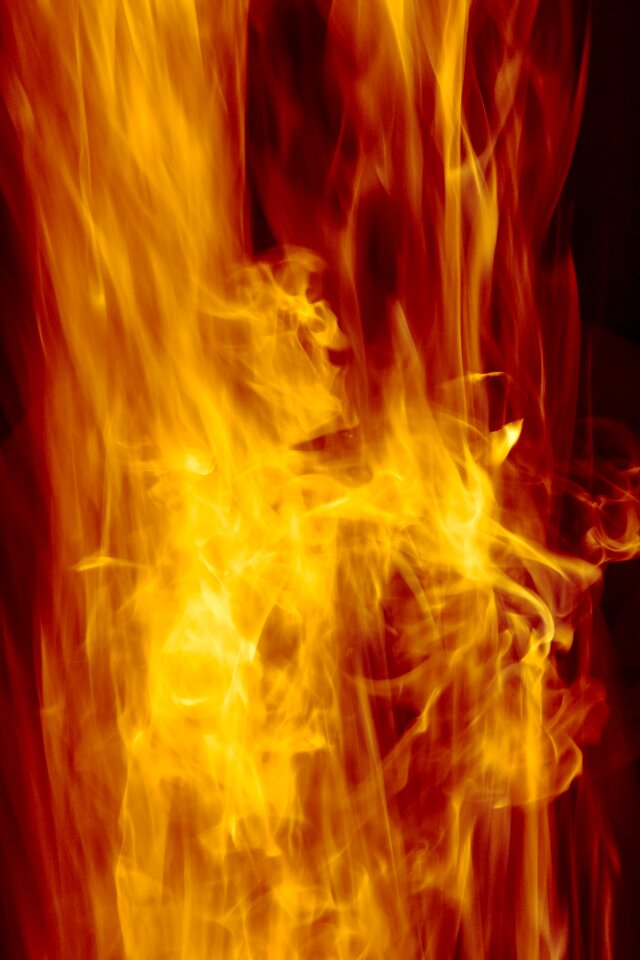 Heat hot orange