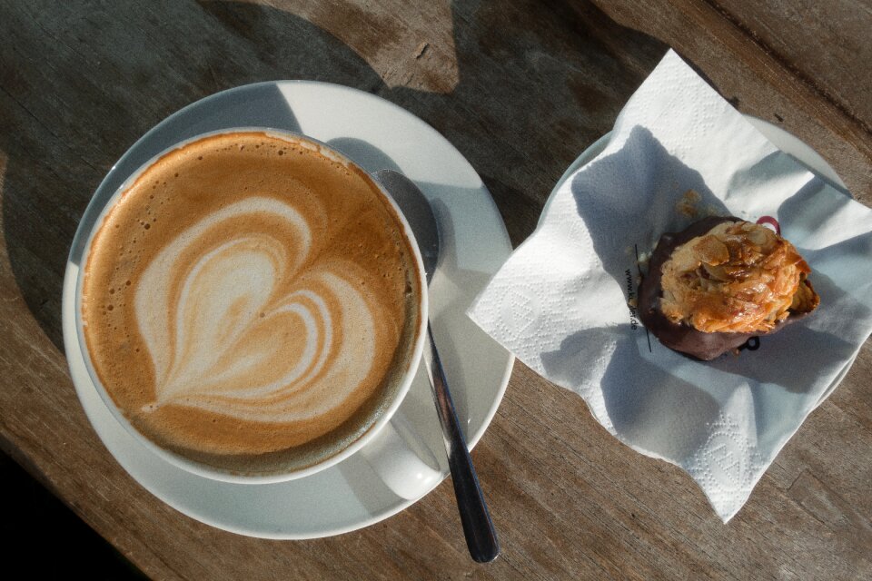 Coffee milchschaum cafe
