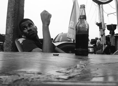 People in hood