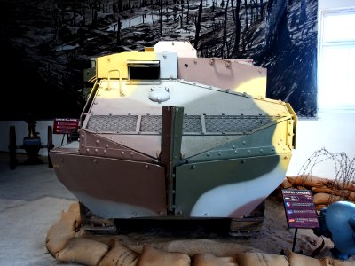 1916_Schneider_CA_16,_Tanks_in_the_Musée_des_Blindés,_France,_pic-2
