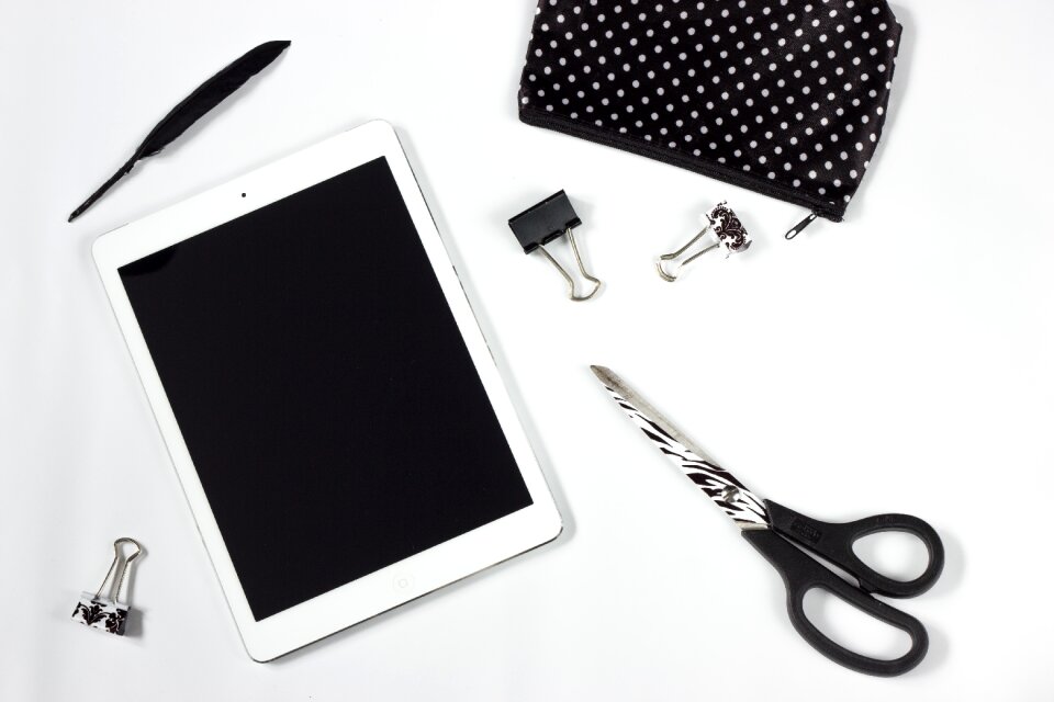 A feather ipad electronic equipment