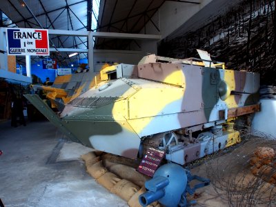 1916_Schneider_CA_16,_Tanks_in_the_Musée_des_Blindés,_France,_pic-4