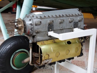 1934_ČSSR,_Walter_Minor_4cylinder,_85hp_at_Flugausstellung_Hermeskeil,_pic1