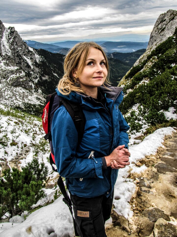 Woman nature adventure