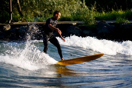 Wave water river