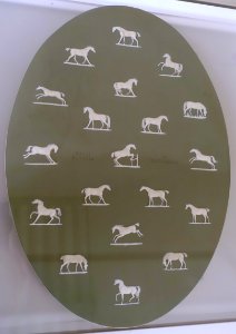 19_horse_studies_by_Edward_Burch,_after_George_Stubbs,_late_1700s,_this_plaque_made_c._1920_-_Wedgwood_Museum_-_Barlaston,_Stoke-on-Trent,_England_-_DSC09643