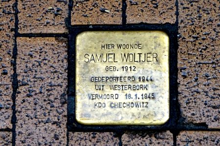 20161116_Stolpersteine_Samuel_Woltjer_Folkingestraat_41_Groningen