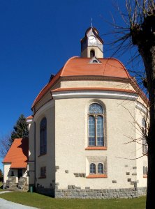 2017_Kirschau_Kirche_Südwestansicht