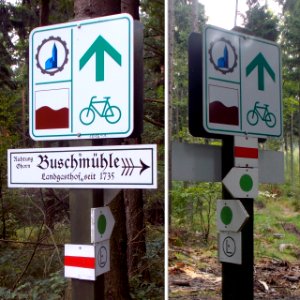 2017_Rammenau_Wegweiser_Bünaustraße