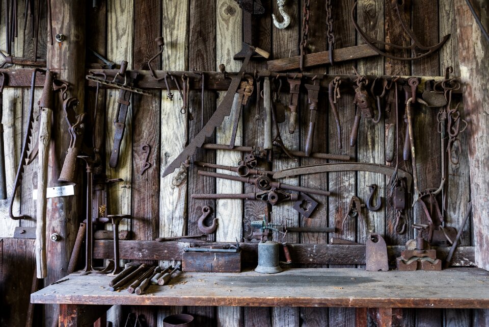 Rustic old antique