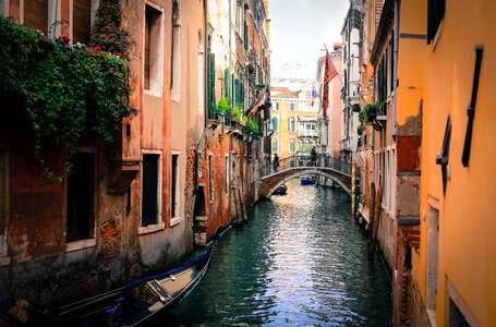 Italy gondolas channel