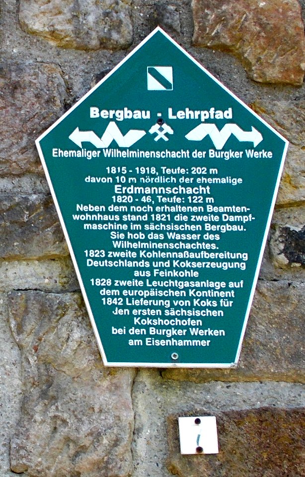 2017_Freital_Burgk_Wilhelminenschacht_Bergbaulehrpfad_7