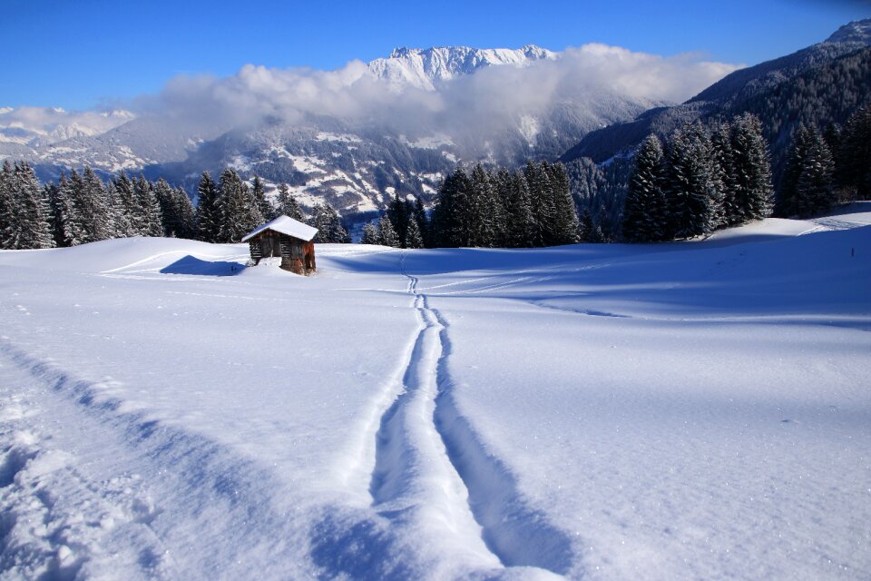 Montafon mountains view