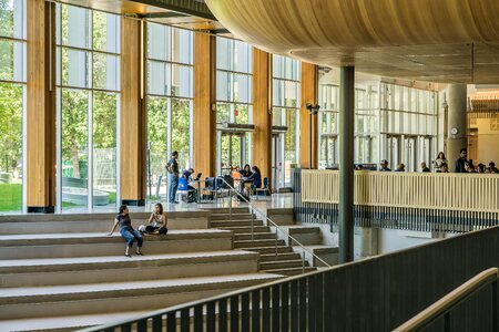 Wood glass college