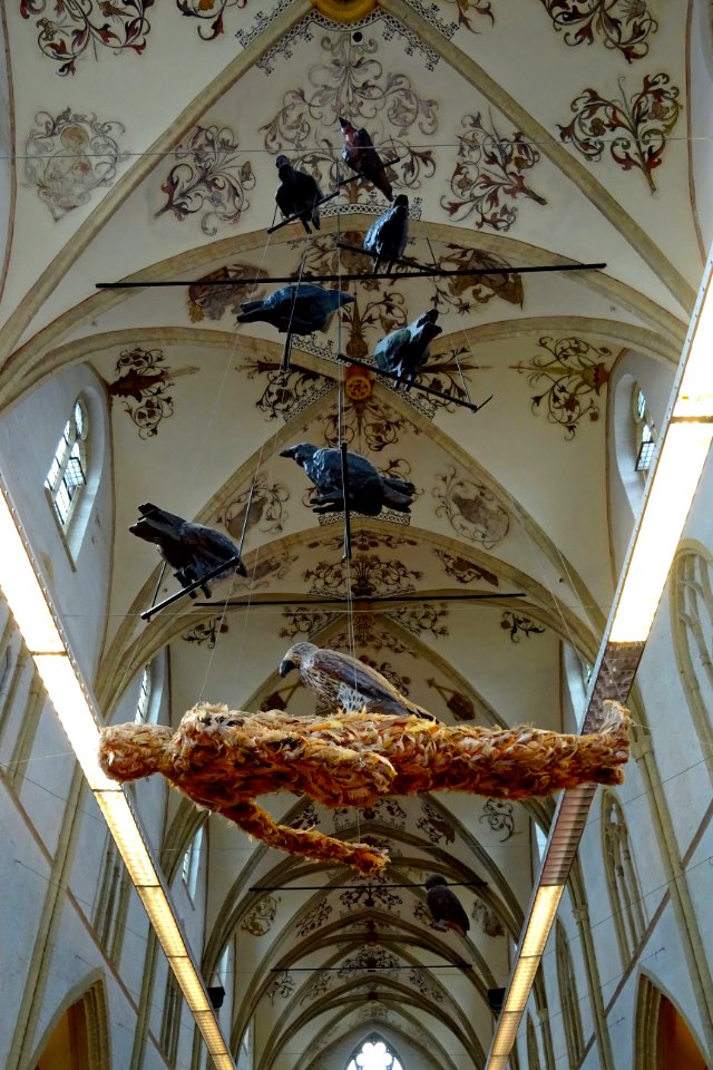 20160917_Broederenkerk_met_kunstwerk_Lydia_Schouten_Zutphen