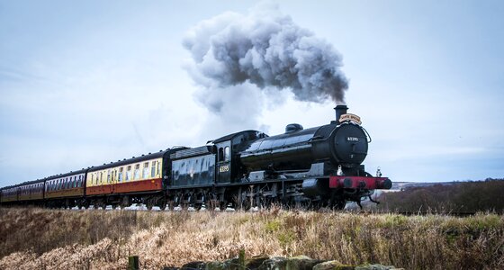 Train railway dales photo