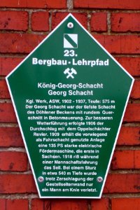 2017-11-06_Weißig_Tafel_am_König-Georg-Schacht