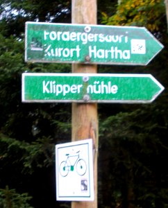 2017_Tharandt_Wanderwegweiser_Am_Steinbruch