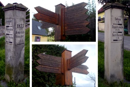2017_Somsdorf_Wanderwegweiser_Säule_Butterstraße