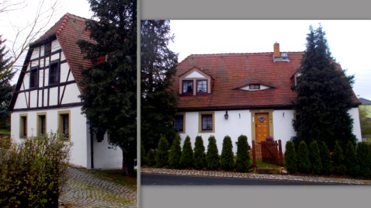 2017-11-06_Weißig_Altes_Haus_am_Berg_Steile_Straße