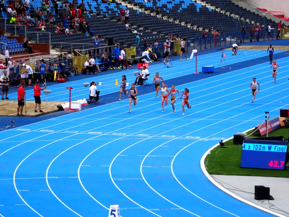 2017_European_Athletics_U23_Championships,_4x100m_relay_women_final2_16-07-2017