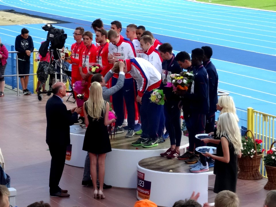 2017_European_Athletics_U23_Championships,_4x400m_relay_men_CM6_16-07-2017