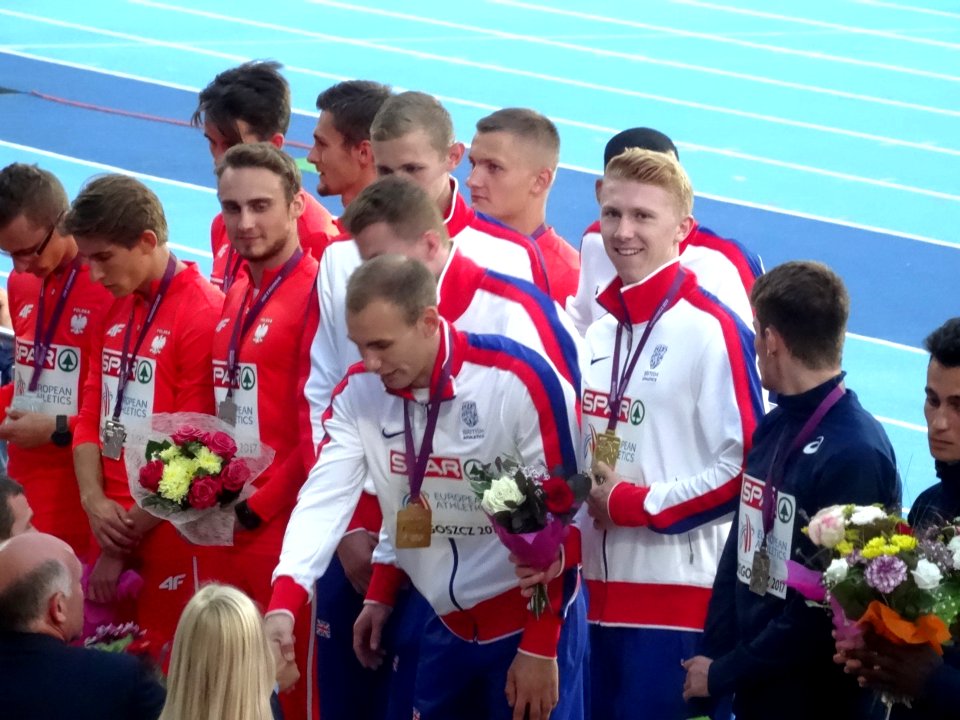 2017_European_Athletics_U23_Championships,_4x400m_relay_men_CM1_16-07-2017