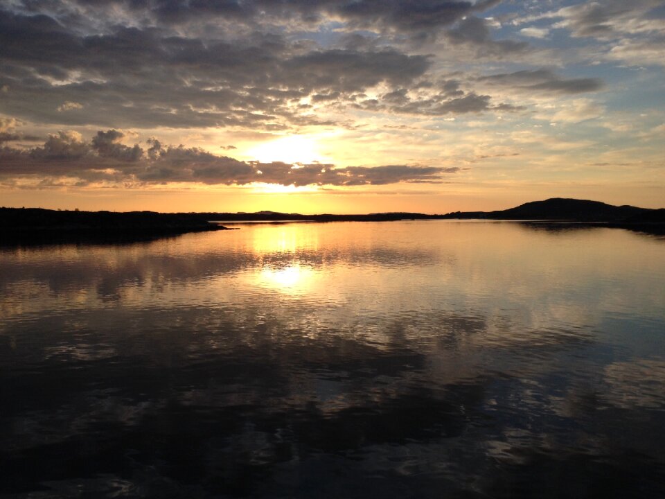 Norway sun sunset