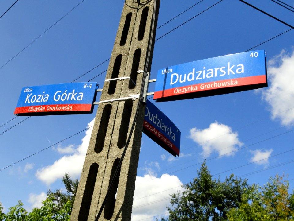 2017_Warszawa_Dudziarska-Kozia_Górka_tabliczki