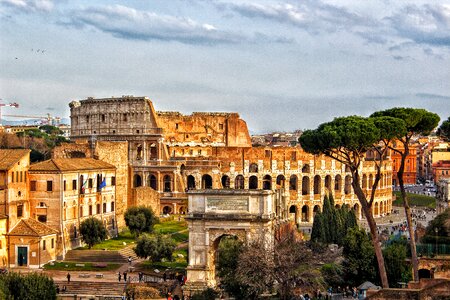 Roman coliseum italy ancient rome