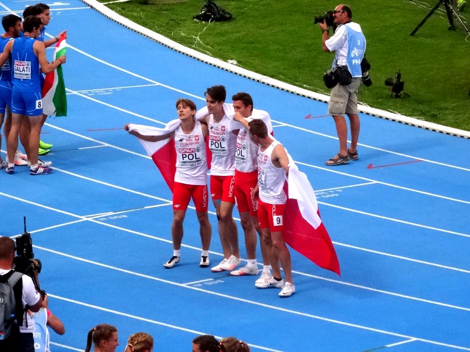 2017_European_Athletics_U23_Championships,_4x400m_relay_men_final_15_16-07-2017