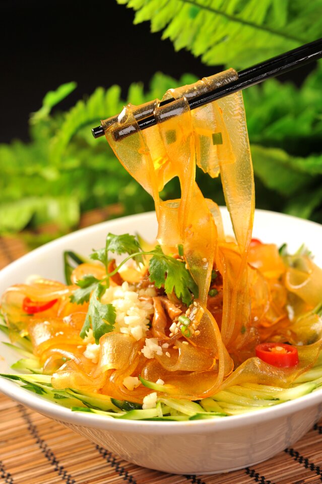 Salad crystal clear refreshing