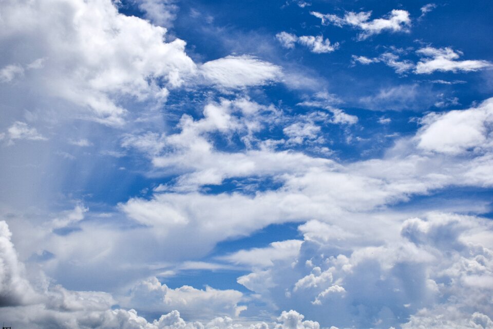 Blue sky blue sky clouds weather