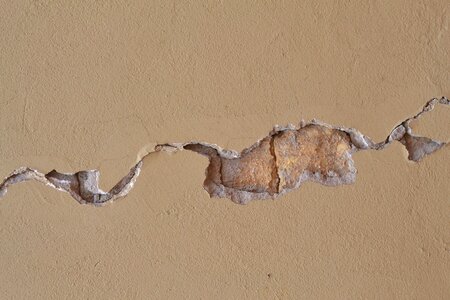 Concrete cracked textured photo
