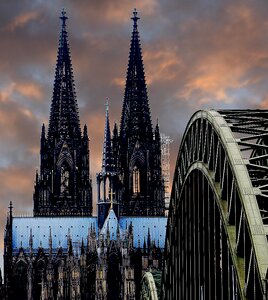 Bridge dom rhine photo