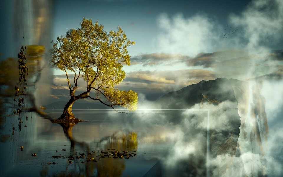 Scenic landscape nature