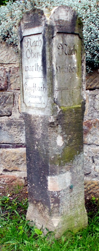 2016_Unkersdorf_Wegsäule_am_Hühndorfer_Weg