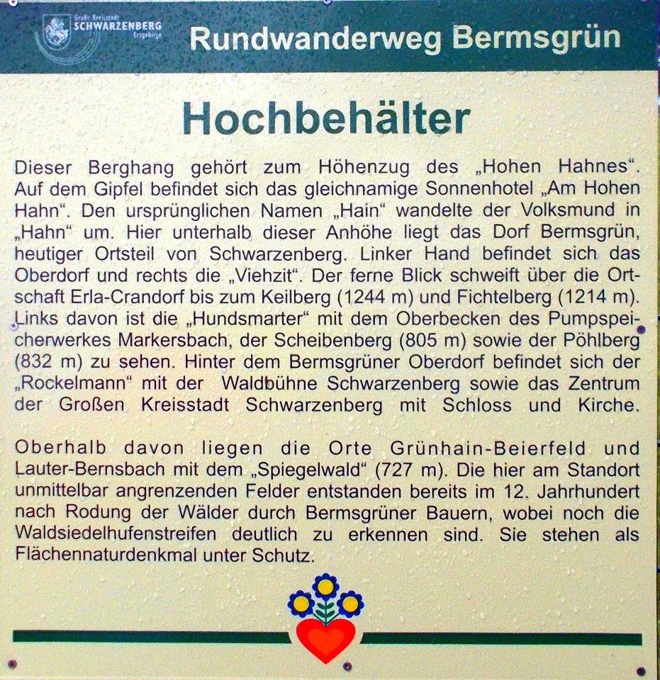 2016_Bermsgrün_Tafel_Hochbehälter