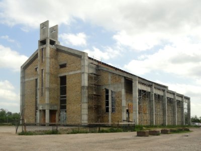 2019_Warszawa_parafia_św._Mateusza_Apostoła_i_Ewangelisty,_budowa_kościoła