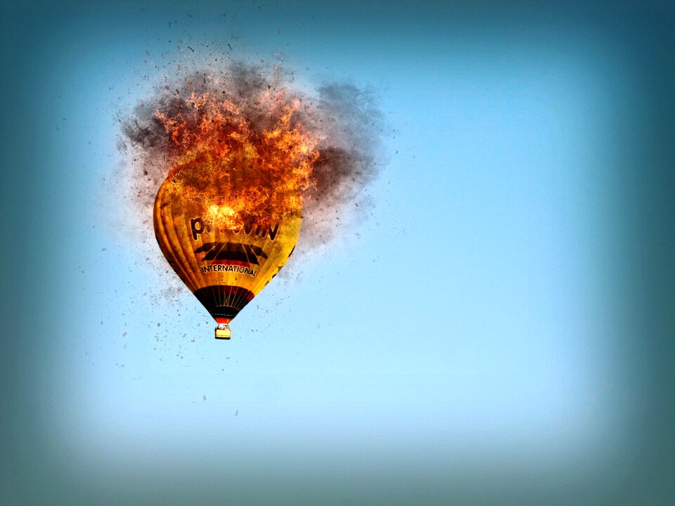 Hot air balloon rides air hot