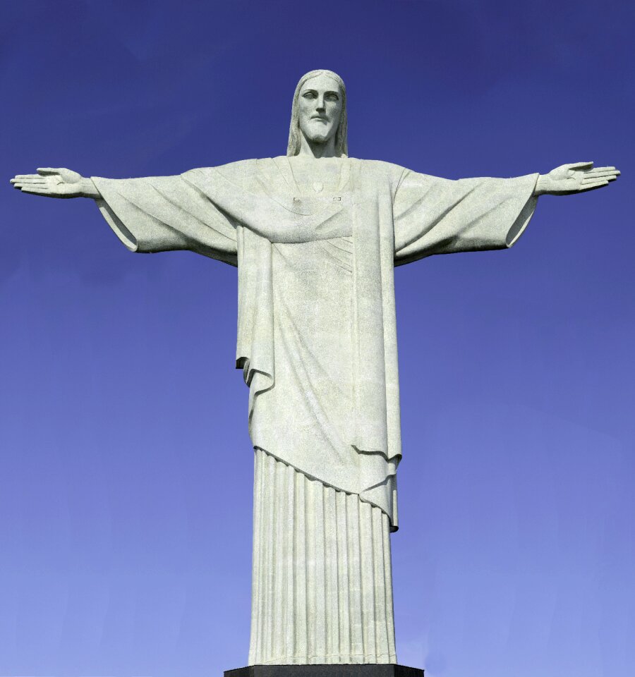 Rio de janeiro 30 meter high statue cristo redentor