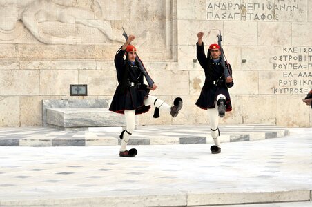 Parliament changing of the guard greece