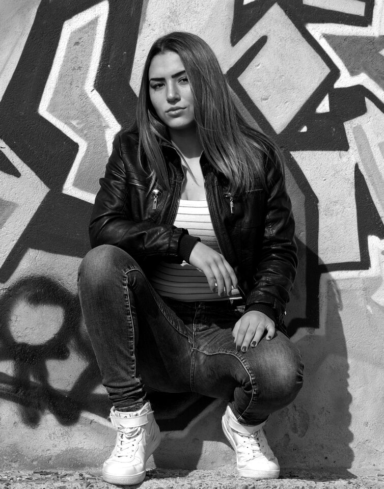 Young beautiful model