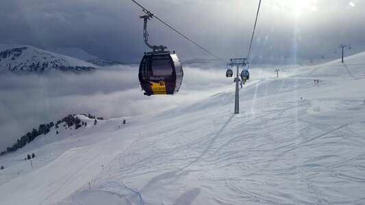 Alps landscape snowboard photo
