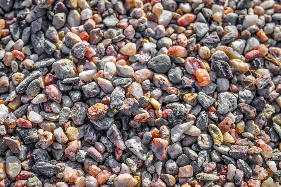 Texture stone gravel