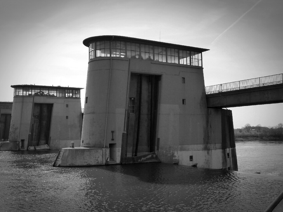 River energy generation dam