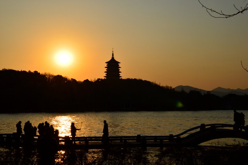 西湖 风景 中国