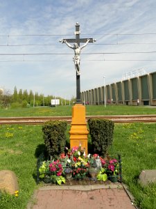 2018_Warszawa_Wolska_przy_Forcie_Wola_krzyż
