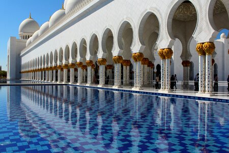 Pool palace grand mosque photo