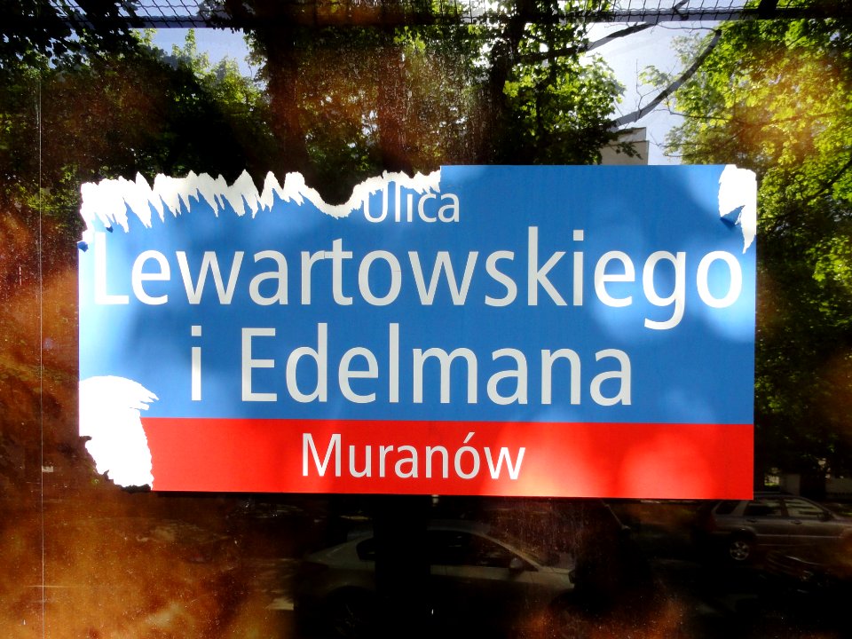 2018_Warszawa_"Ulica_Lewartowskiego_i_Edelmana"